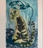 Tiger Tiger -  Original Collagraph Print - Image 1