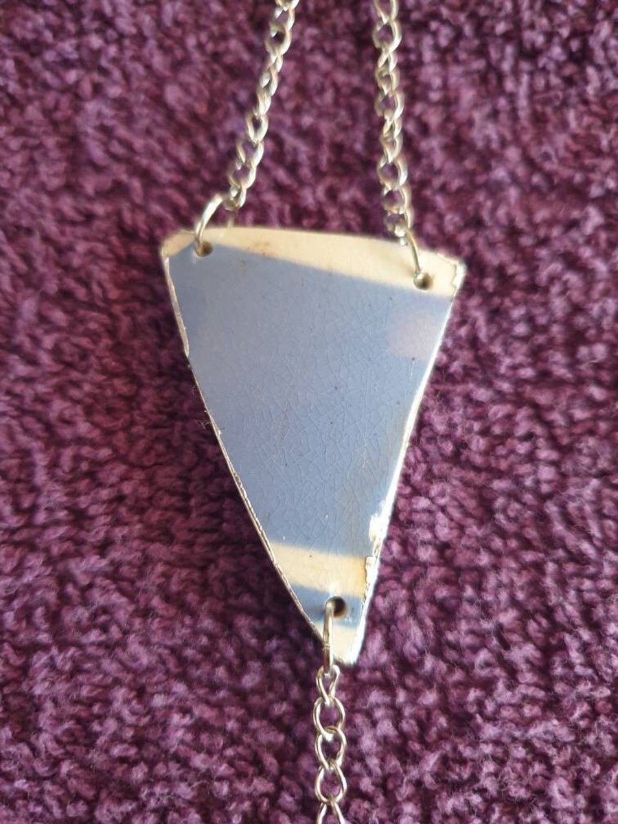 Blue & White Striped Bracelet