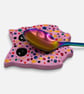 Pink Owl Teaspoon Rest, Colourful Handmade Clay Spoon Holder - Image 4