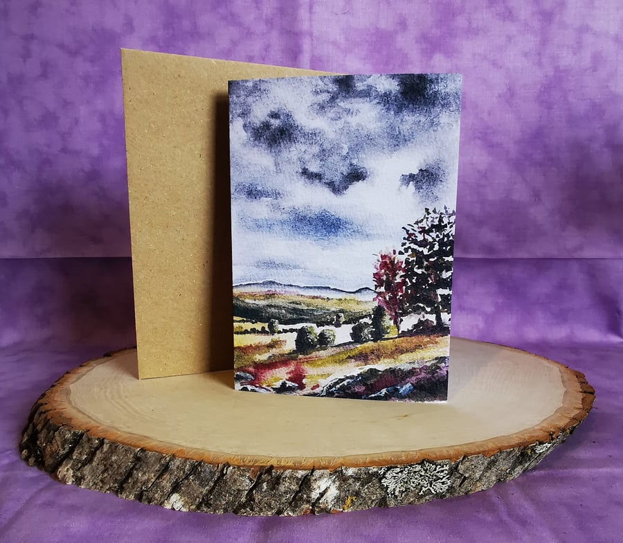 A6 Landscape any occasion greeting card 