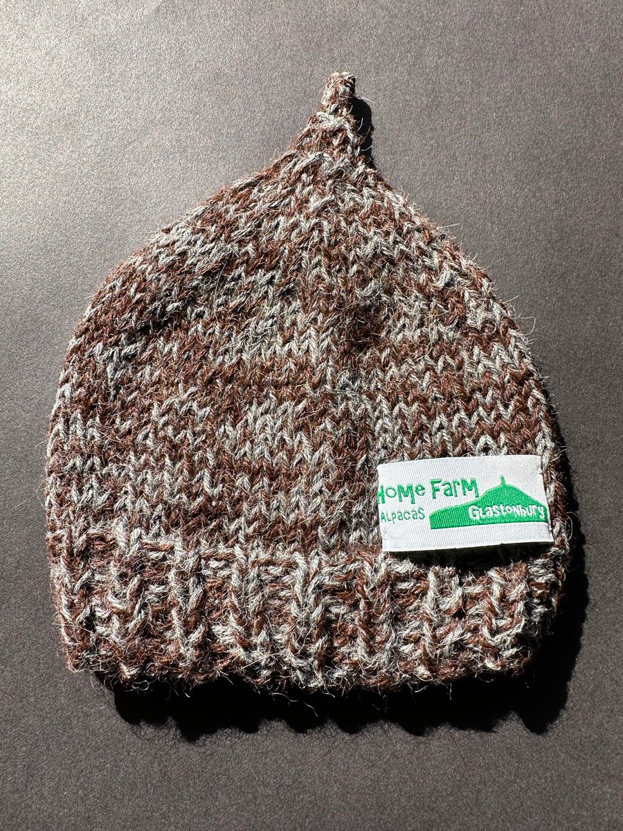 Baby boy or girl luxury handmade pure alpaca pixie hat