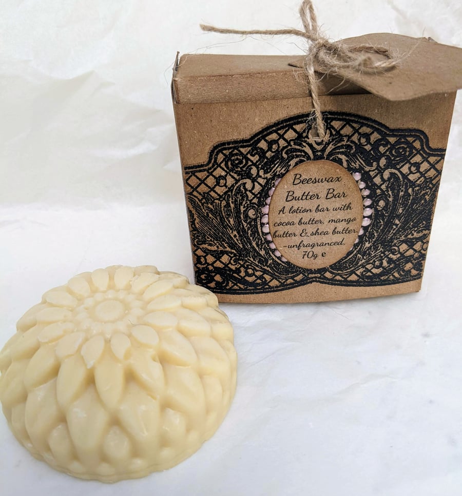 Lotion Bar (Butter Bar). 70g. Fragrance Free