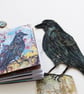 Treetop Crow, handmade journal - Image 9