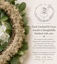 Handmade Blush Rose Door Wreath - Artificial Floral Wreath - Image 9