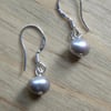 Silver Freshwater Pearl Earrings