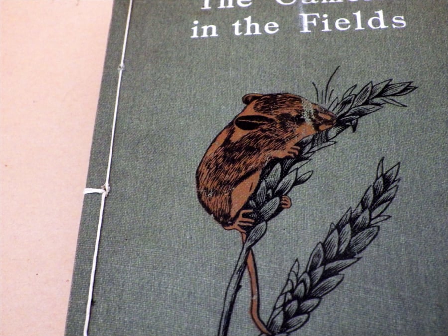 hand bound Field Journal- Field Mouse