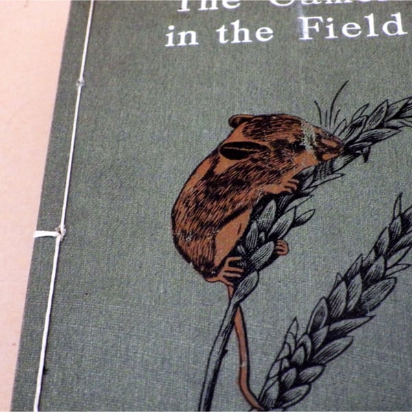 hand bound Field Journal- Field Mouse