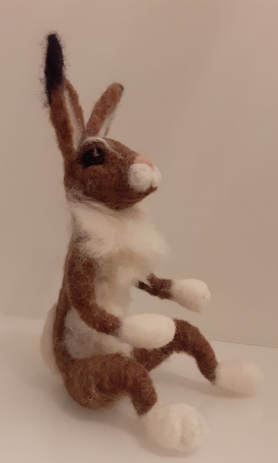 SOLD Hqermione,Hare,wool needle felted,collectable 