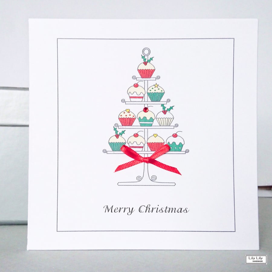 Christmas Card- Christmas Cupcakes