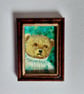 Teddy Bear in a Jumper Miniature Oil Painting  - Image 3