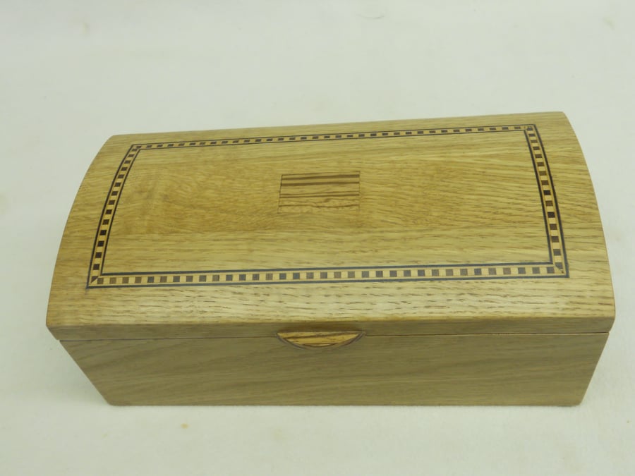 Jewellery Casket in solid oak