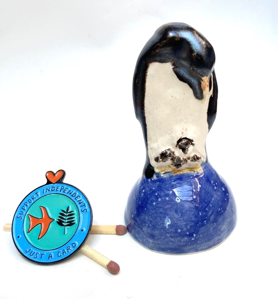Penguin  & Chick Candle Snuffer