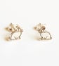 Rabbit Stud Earrings (Sterling Silver) - Image 3
