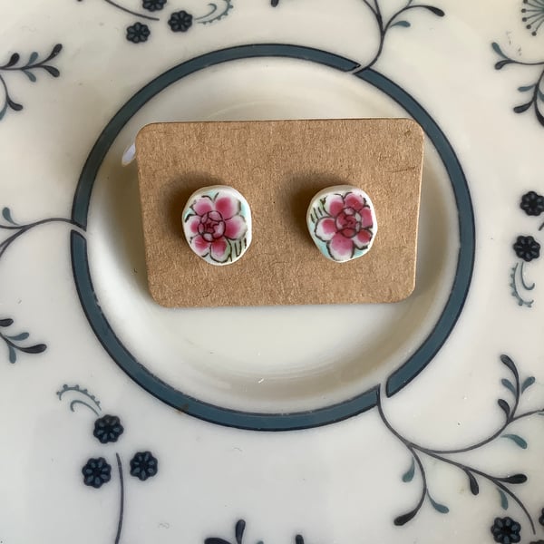 Handmade Stud Earrings Unique One of a Kind