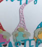 Easter card. Easter gnomes. Gonks. Easter. Ref 318.  - Image 3