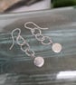 Sterling silver link earrings  - Image 1