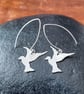 Silver bird earrings - Image 2
