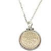 1964 60th Birthday Anniversary sixpence coin pendant plus 18inch SS chain gift 