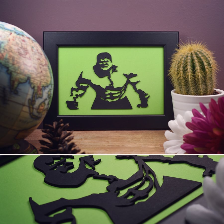 The Incredible Hulk Framed Artwork - 13cm x 18cm