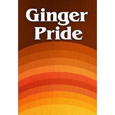 Ginger Pride blank greeting card