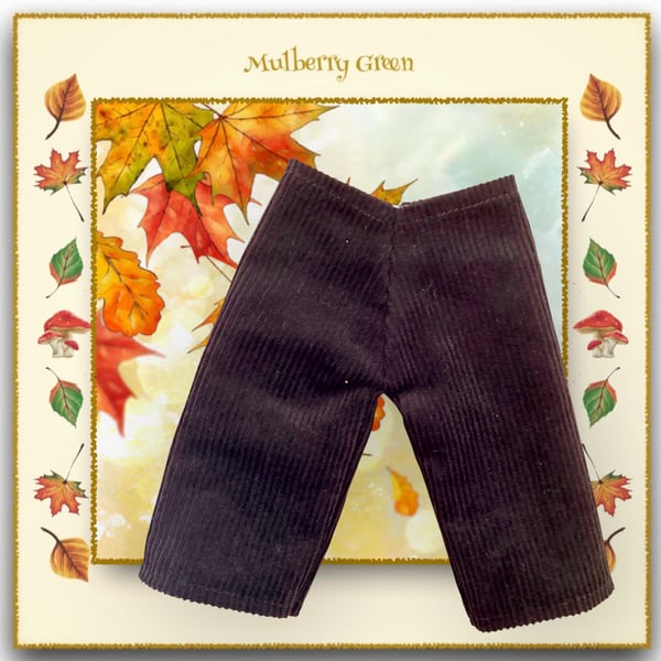 Chocolate Brown Corduroy Trousers
