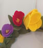 Felt Tulip Wreath: Handmade Spring Home Decor - Image 7