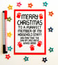 Funny Christmas Card From The Cat, Pet Christmas Card - Image 1