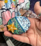 Starfish under the waves and sea abstract hand painted paperweight  - Image 7