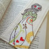 embroidered bookmark