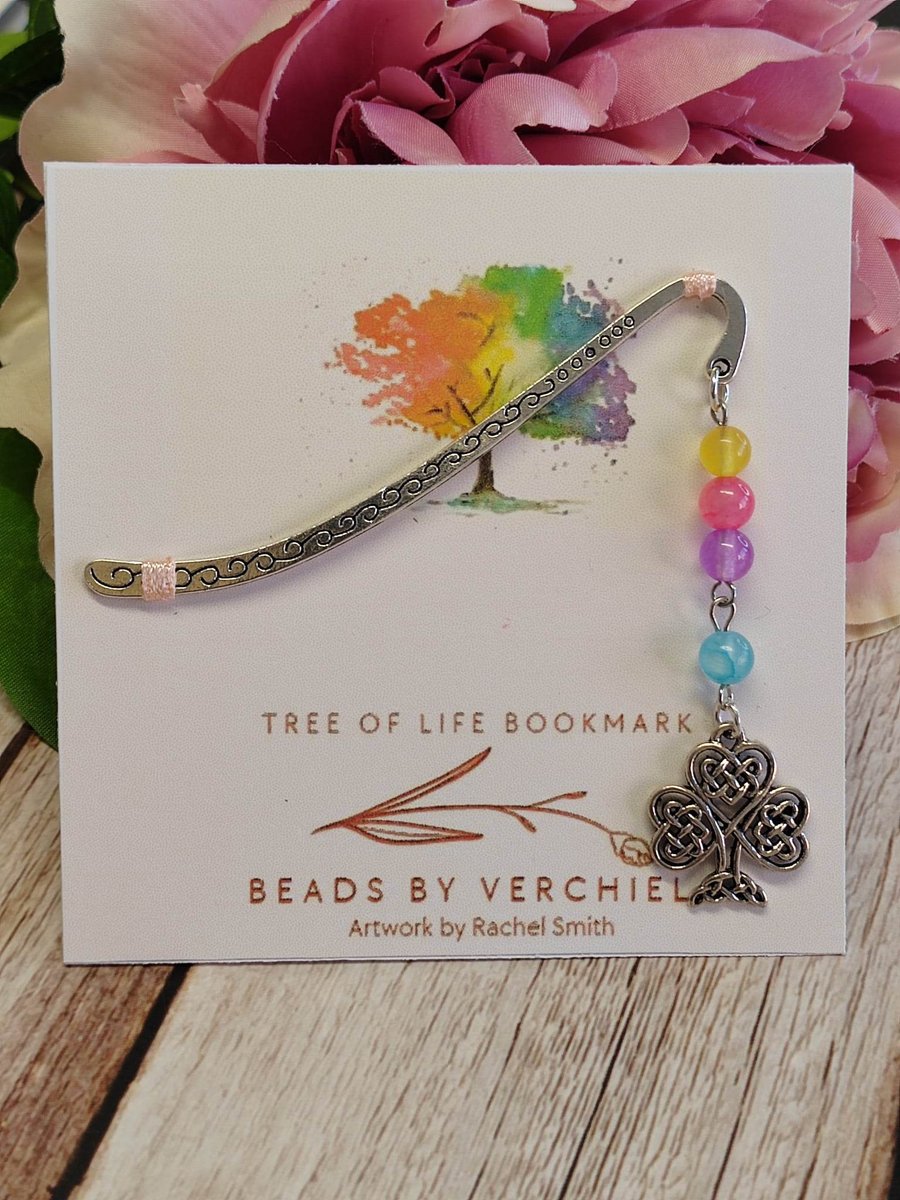 Tree of life with Jade Bookmark - Letterbox gift
