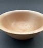 Hardwood Beech bowl with lip - Image 3