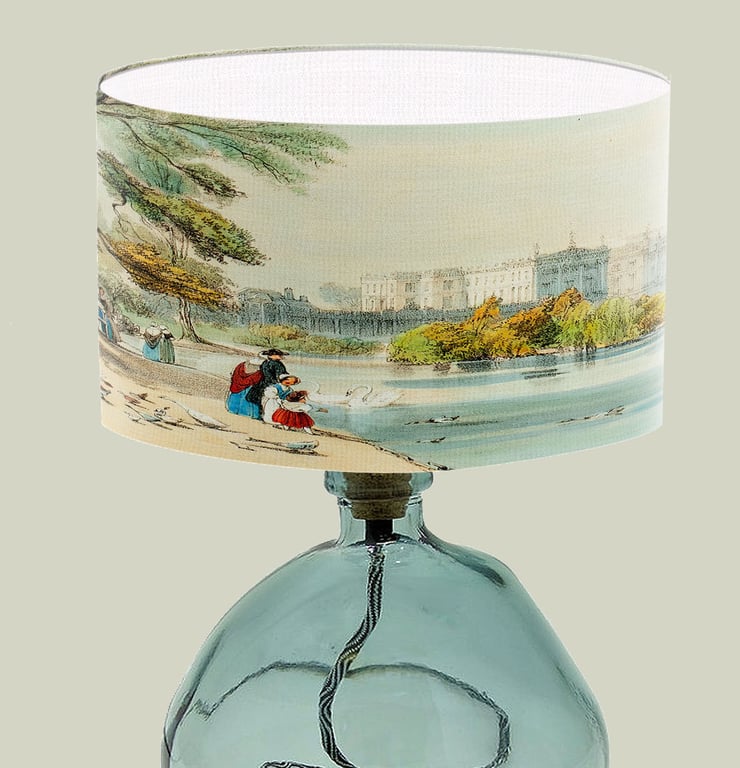 Fine Art Lampshade - Antique Print Lampshade - Period Lampshade