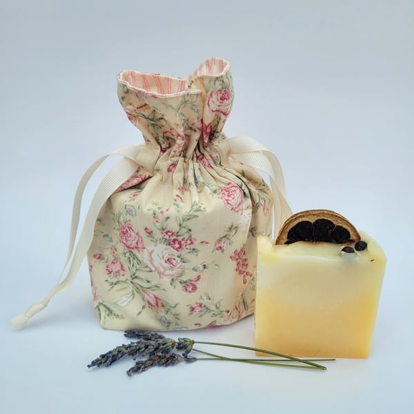 Drawstring Pouch or Bag – Gift Bag – Toiletries Bag