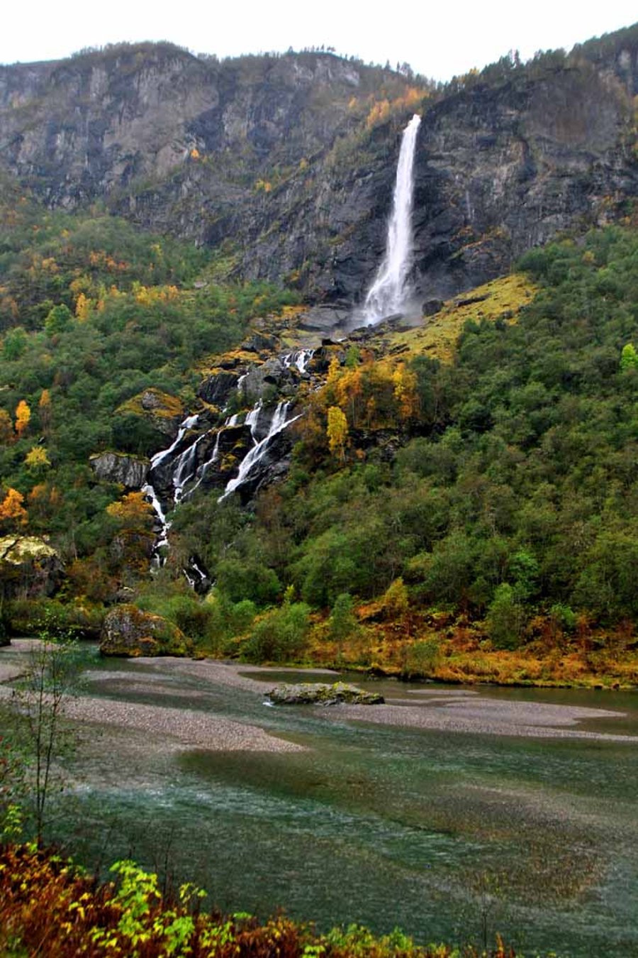 Flamsdalen Valley Flam Norway Scandinavia Photograph Print