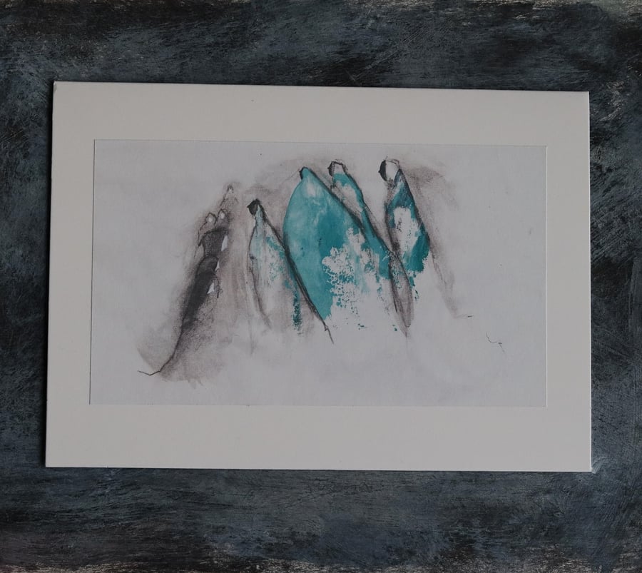 the gathering - greetings card