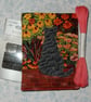 Needle case - Tabby cat on the garden wall sewing accessory