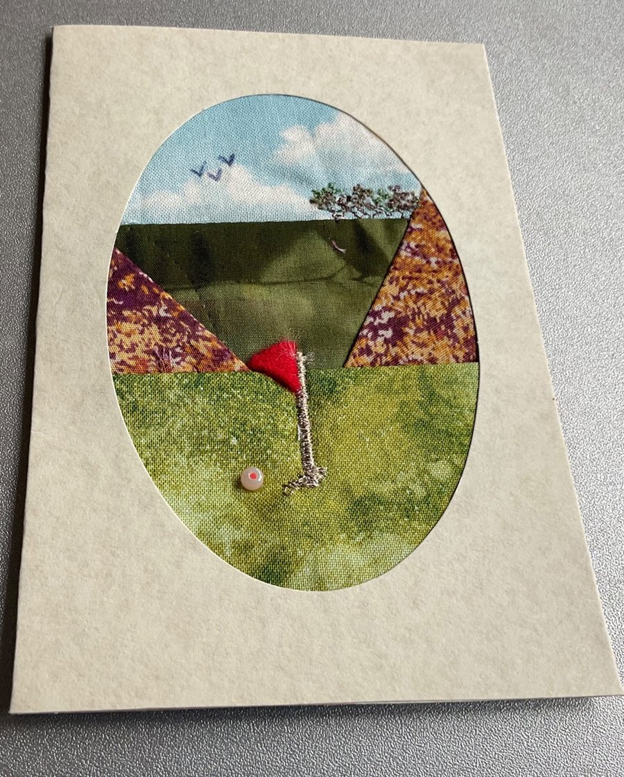 A cute card for a Golfer
