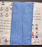 Discrete privacy pack with nautical cotton outer and chambray inner - Image 3