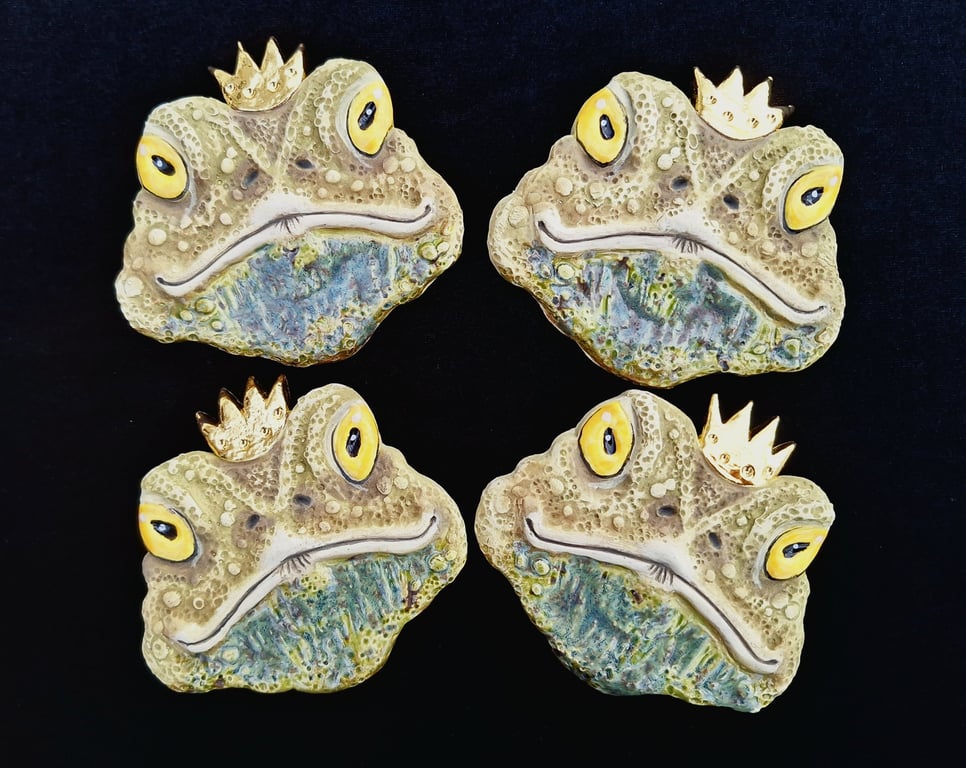 Toad Prince - ceramic hanging decoration