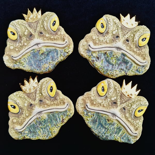 Toad Prince - ceramic hanging decoration