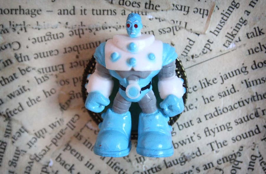 Toy Figure Batman Mr Freeze Character Statement Brooch