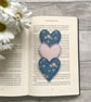 Bookmark, heart trio bookmark