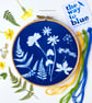 Botanical Cyanotype embroidery kits - Image 1
