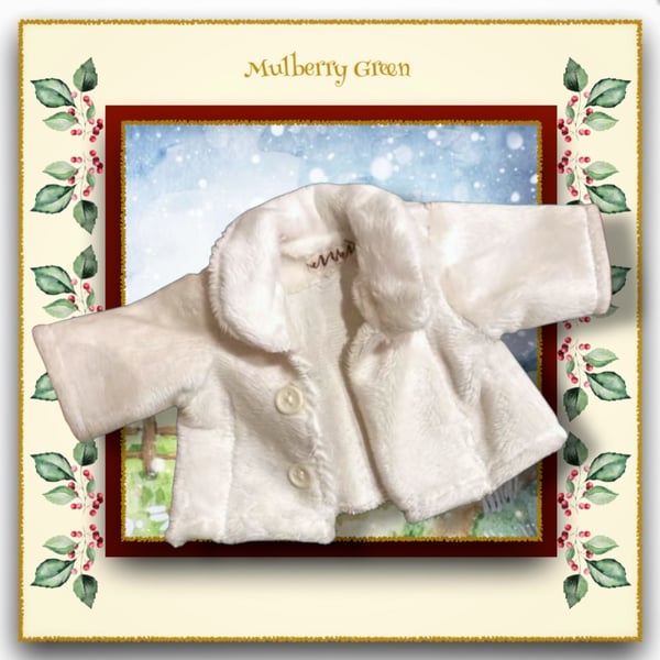 Cream Faux Fur Jacket