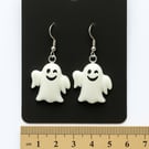 Cute Ghost Earrings Spooky Fun 