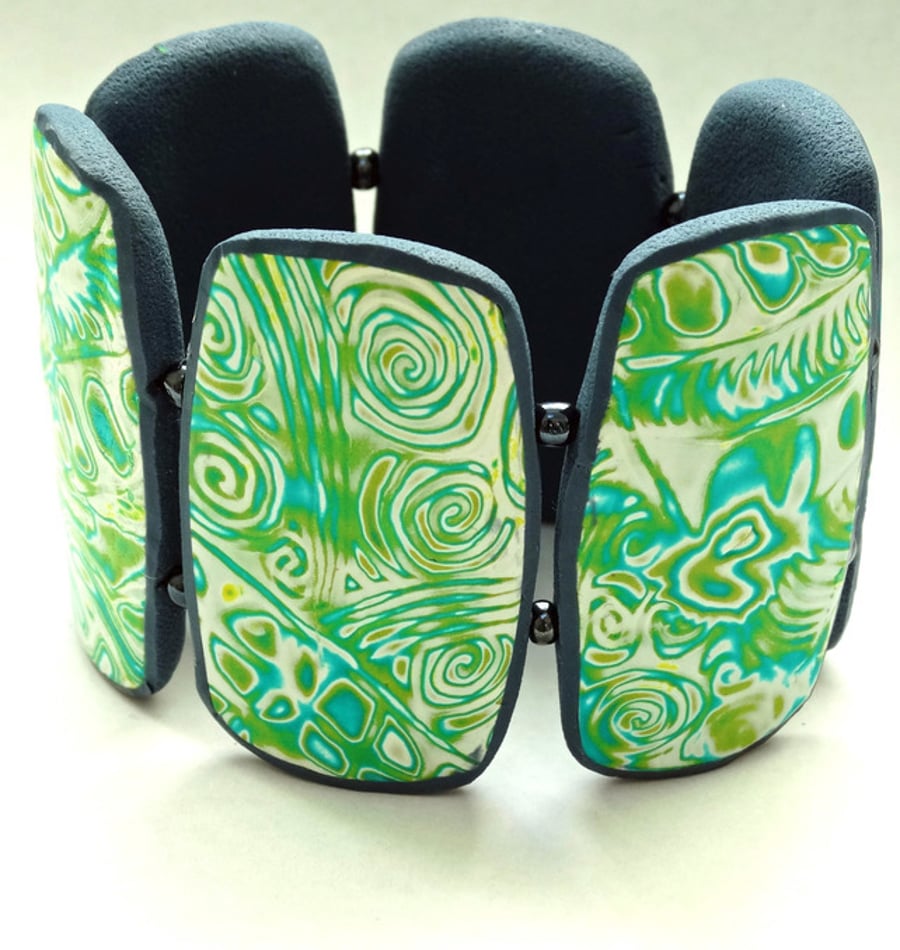 Northern Lights Blue Back Cuff