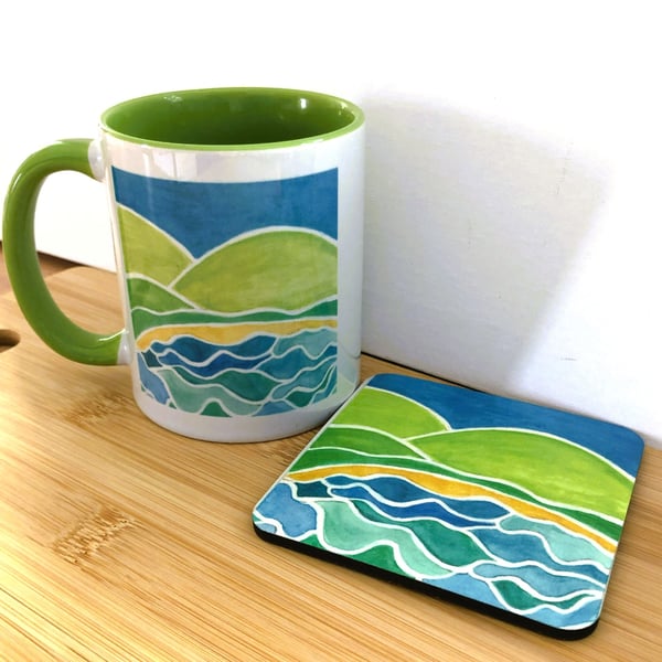 Cove mug bundle. Mug and coaster