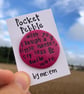 Friendship quote, Pocket Pebble Gift  - Image 1