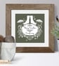 Practically Perfect Personalised Print - 5 colour options - Image 1