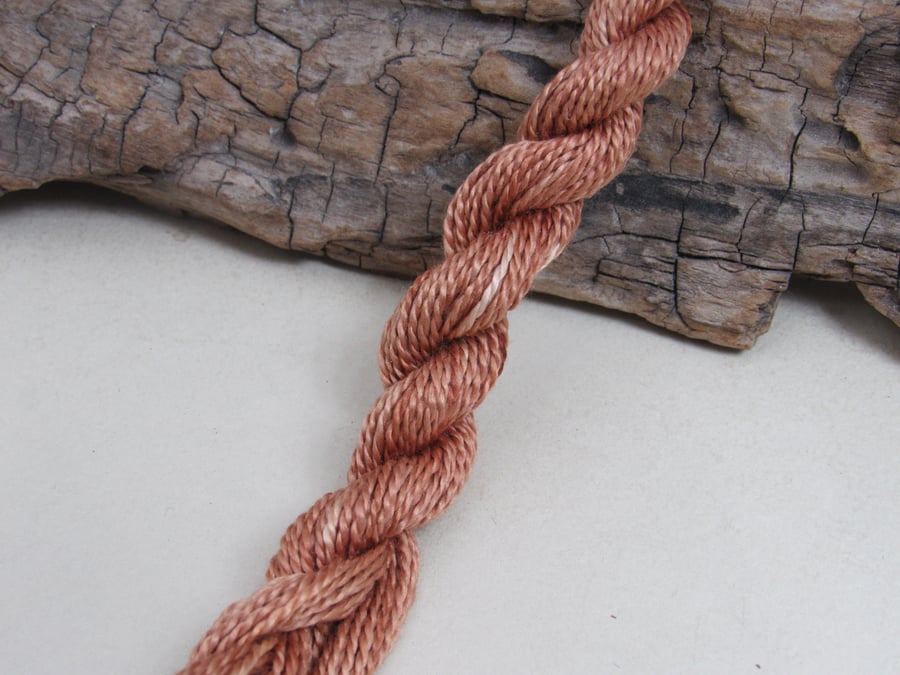 Birch Naturally Dyed Pure Silk Embroidery Thread